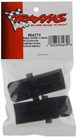 Traxxas 6427X Battery hold-down retainer tall (2)  (allows for installation of taller multi-cell batteries) - Excel RC