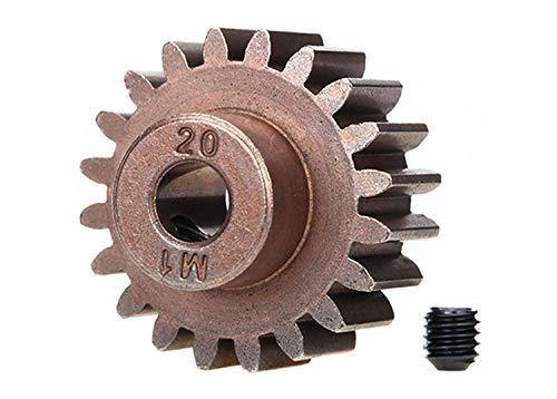 Traxxas 6494X Gear 20-T pinion (1.0 metric pitch) (fits 5mm shaft) set screw (for use only with steel spur gears) - Excel RC