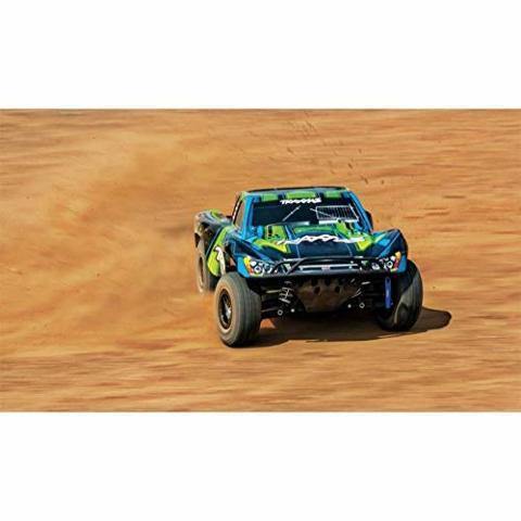 Traxxas 68077-4-GRN Slash 4X4 Ultimate  110 Scale 4WD Electric Short Course Truck with TQi Radio System Traxxas Link Wireless Module & Traxxas Stability Magment (TSM) - Excel RC
