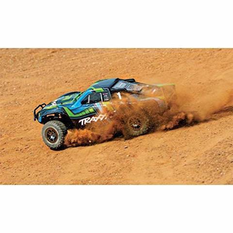 Traxxas 68077-4-GRN Slash 4X4 Ultimate  110 Scale 4WD Electric Short Course Truck with TQi Radio System Traxxas Link Wireless Module & Traxxas Stability Magment (TSM) - Excel RC