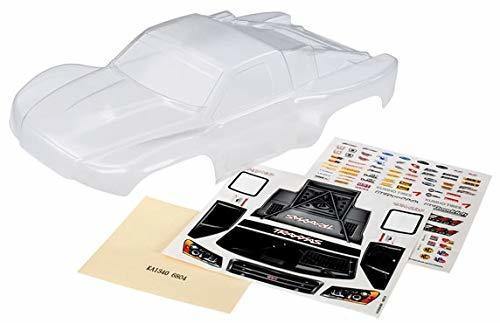 Traxxas 6811R Body Slash 4X4 heavy duty (clear untrimmed requires painting) window masks decal sheet - Excel RC
