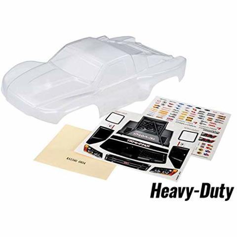 Traxxas 6811R Body Slash 4X4 heavy duty (clear untrimmed requires painting) window masks decal sheet - Excel RC