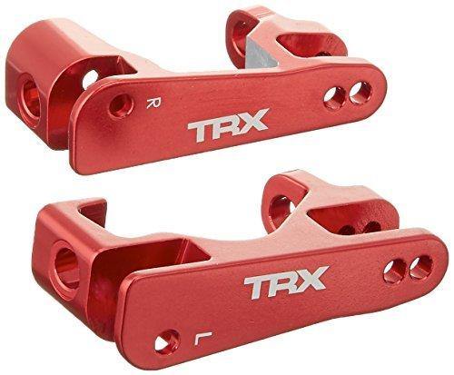 Traxxas 6832R Caster blocks (c-hubs) 6061-T6 aluminum (red-anodized) left & right - Excel RC