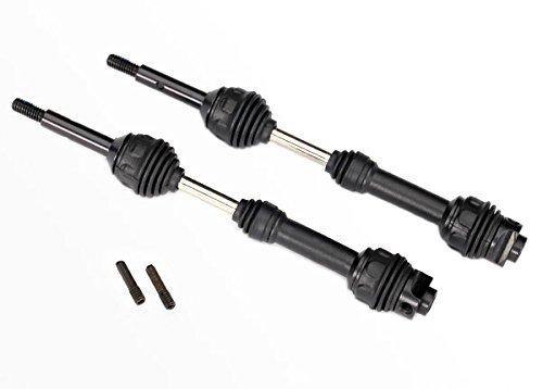 Traxxas 6852R Driveshafts rear steel-spline constant-velocity (complete assembly) (2) - Excel RC