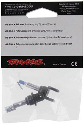 Traxxas 6854X Stub axles front heavy duty (2) yokes (2) pins (4) - Excel RC