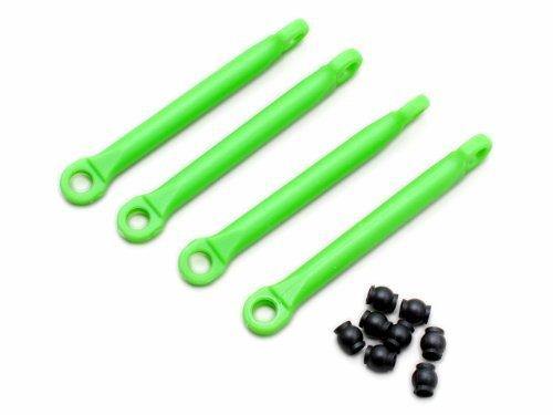 Traxxas 7018A Push rod (molded composite) (green) (4) hollow balls (8) -Discontinued - Excel RC