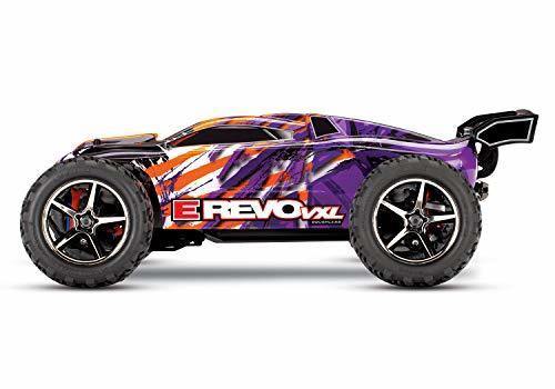 Traxxas 71076-3-PRPL E-Revo VXL 116-Scale 4WD Racing Monster Truck with TQi Traxxas Link Ebled 2.4GHz Radio System & Traxxas Stability Magement (TSM) - Excel RC