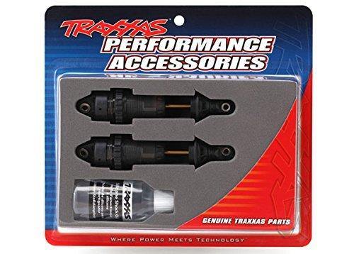 Traxxas 7461X Shocks GTR long hard-anodized PTFE-coated bodies with TiN shafts (assembled) (2) (without springs) - Excel RC