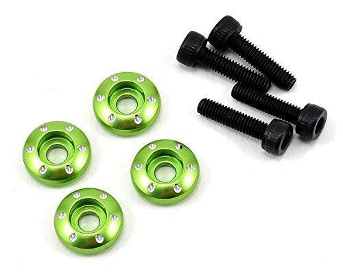 Traxxas 7668G Wheel nut washer machined aluminum green  3x12mm CS (4) - Excel RC