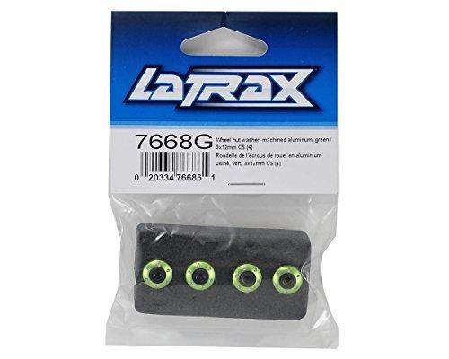 Traxxas 7668G Wheel nut washer machined aluminum green  3x12mm CS (4) - Excel RC