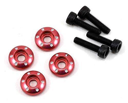 Traxxas 7668R Wheel nut washer machined aluminum red  3x12mm CS (4) - Excel RC