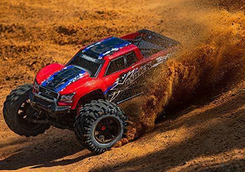 Traxxas 77086-4-REDX X-Maxx Brushless Electric Monster Truck with TQi Traxxas Link Ebled 2.4GHz Radio System & Traxxas Stability Magement (TSM) - Excel RC