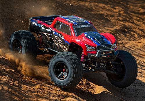 Traxxas 77086-4-REDX X-Maxx Brushless Electric Monster Truck with TQi Traxxas Link Ebled 2.4GHz Radio System & Traxxas Stability Magement (TSM) - Excel RC