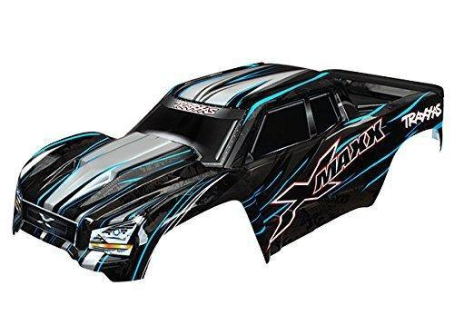 Traxxas 7711A Body X-Maxx® blue (painted decals applied) (assembled with front & rear body mounts rear body support and tailgate protector) -Discontinued - Excel RC