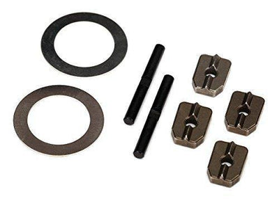 Traxxas 7783X Spider gear shaft (2) spacers (4)16x23.5x.5 stainless washer (2) (for #7781X aluminum differential carrier) - Excel RC