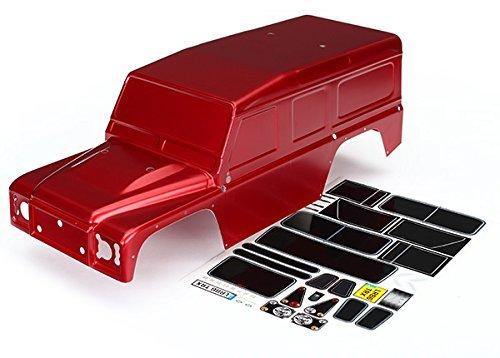 Traxxas 8011R Body Land Rover® Defender® red (painted) decals - Excel RC
