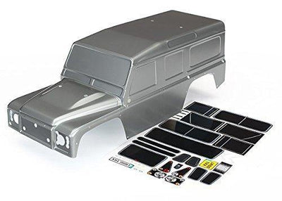 Traxxas 8011X Body Land Rover® Defender® graphite silver (painted) decals - Excel RC