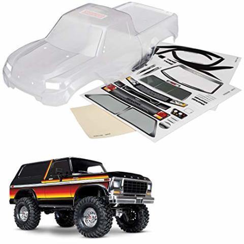 Traxxas 8111R Body TRX-4® Sport (clear trimmed die-cut for LED light kit requires painting) window masks decal sheet - Excel RC