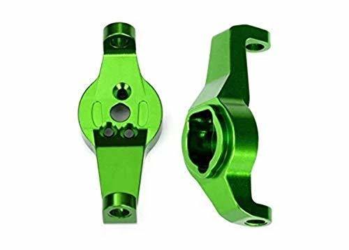 Traxxas 8232G Caster blocks 6061-T6 aluminum (green-anodized) left and right - Excel RC