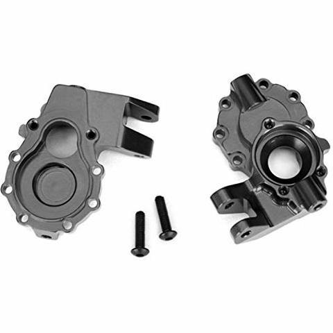 Traxxas 8252A Portal housings inner (front) 6061-T6 aluminum (charcoal gray-anodized) (2) 3x12 BCS (2) - Excel RC
