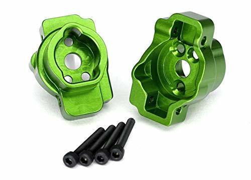 Traxxas 8256G Portal drive axle mount rear 6061-T6 aluminum (green-anodized) (left and right) 2.5x16 CS (4) - Excel RC