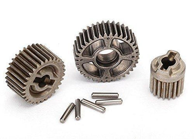 Traxxas 8293X Gear set transmission metal (includes 18T 30T input gears 36T output gear 2x9.8 pins (5)) - Excel RC
