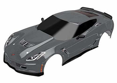 Traxxas 8386A Body Chevrolet Corvette Z06 graphite (painted decals applied) - Excel RC