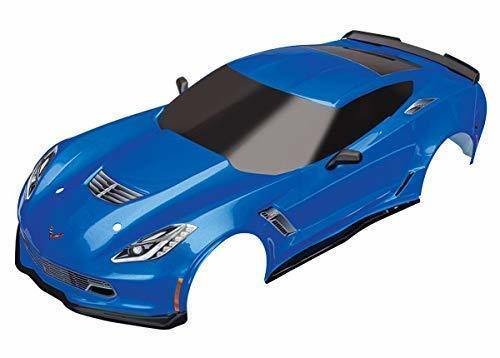 Traxxas 8386X Body Chevrolet Corvette Z06 blue (painted decals applied) - Excel RC