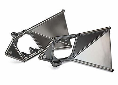 Traxxas 8534X Mounts suspension arm upper (front) (left & right) (satin black chrome-plated) - Excel RC