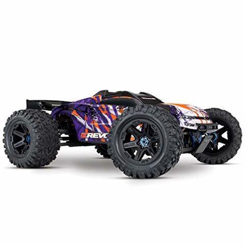 Traxxas 86086-4-PRPL E-Revo VXL Brushless  110 Scale 4WD Brushless Electric Monster Truck with TQi 2.4GHz Traxxas Link Ebled Radio System and Traxxas Stability Magement (TSM) - Excel RC