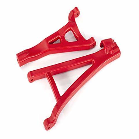 Traxxas 8632R Suspension arms red front (left) heavy duty (upper (1) lower (1)) - Excel RC