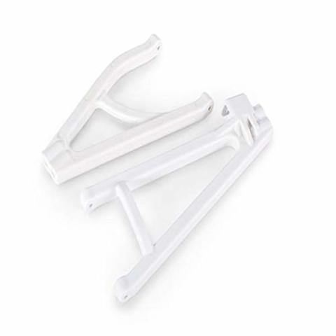 Traxxas 8633A Suspension arms white rear (right) heavy duty adjustable wheelbase (upper (1) lower (1)) - Excel RC