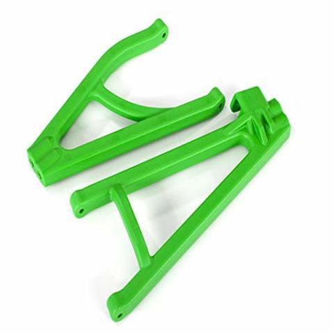 Traxxas 8633G Suspension arms green rear (right) heavy duty adjustable wheelbase (upper (1) lower (1)) - Excel RC