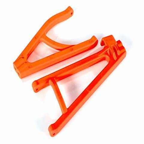 Traxxas 8633T Suspension arms orange rear (right) heavy duty adjustable wheelbase (upper (1) lower (1)) - Excel RC