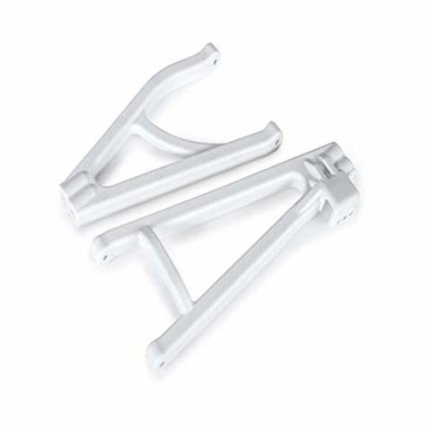 Traxxas 8634A Suspension arms white rear (left) heavy duty adjustable wheelbase (upper (1) lower (1)) - Excel RC
