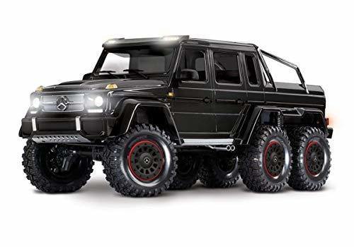 Traxxas 88096-4-BLK TRX-6 Scale and Trail Crawler with Mercedes-Benz G 63 AMG Body  6X6 Electric Trail Truck with TQi Traxxas Link Ebled 2.4GHz Radio System - Excel RC