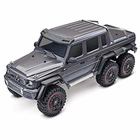 Traxxas 88096-4-SLVR TRX-6 Scale and Trail Crawler with Mercedes-Benz G 63 AMG Body  6X6 Electric Trail Truck with TQi Traxxas Link Ebled 2.4GHz Radio System - Excel RC