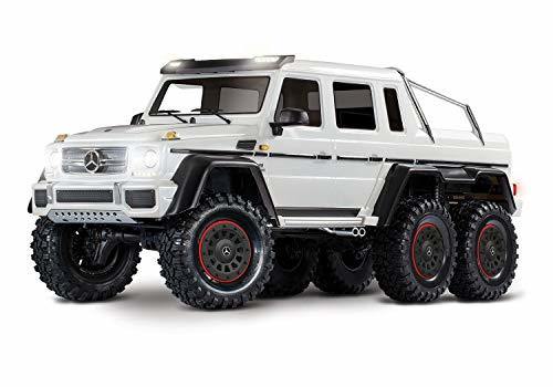 Traxxas 88096-4-WHT TRX-6 Scale and Trail Crawler with Mercedes-Benz G 63 AMG Body  6X6 Electric Trail Truck with TQi Traxxas Link Ebled 2.4GHz Radio System - Excel RC