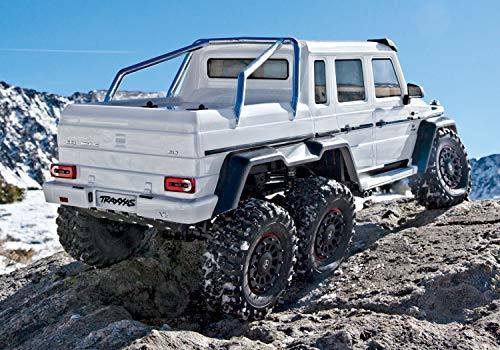Traxxas 88096-4-WHT TRX-6 Scale and Trail Crawler with Mercedes-Benz G 63 AMG Body  6X6 Electric Trail Truck with TQi Traxxas Link Ebled 2.4GHz Radio System - Excel RC