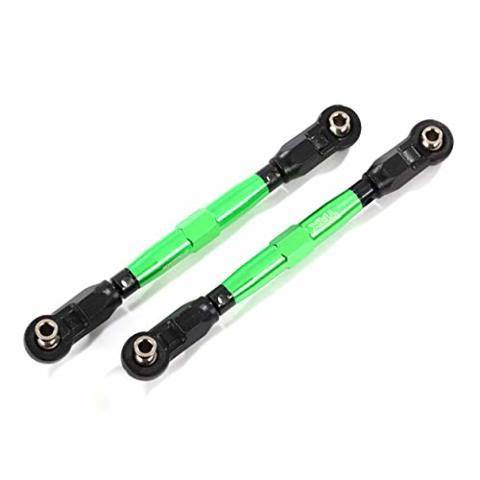 Traxxas 8948G Toe links front (TUBES green-anodized 7075-T6 aluminum stronger than titanium) (88mm) (2) rod ends rear (4) rod ends front (4) aluminum wrench (1) - Excel RC