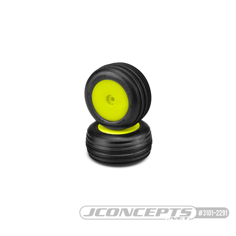 JConcepts Mini-T 2.0 Carvers Pre-Mounted Front Tires (2) (Green) JCO3101