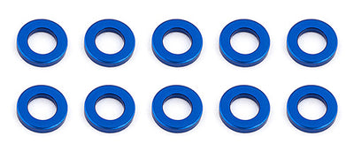 Associated Ballstud Washers, 5.5x3.0x1.0 mm, blue aluminum 31382 | ASC31382