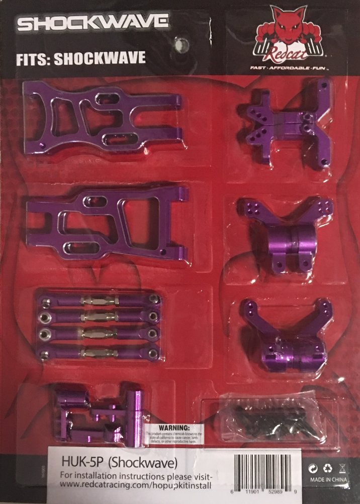 REDCAT Shockwave Pro hop up kit (New version) (Purple) HUK-5P