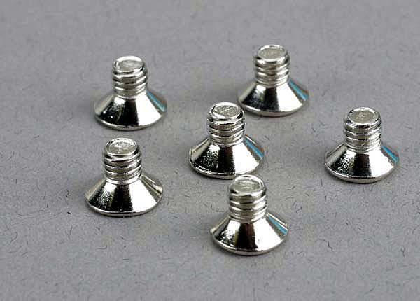 Traxxas 3173 Screws 4x6mm countersunk machine (6) -Discontinued - Excel RC