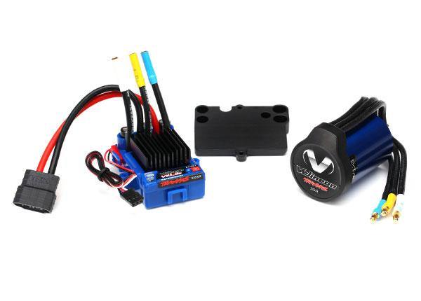 Traxxas Velineon® VXL-3s Brushless Power System, waterproof (includes VXL-3s waterproof ESC, Velineon 3500 motor, and speed control mounting plate (part #3725R)) - Excel RC