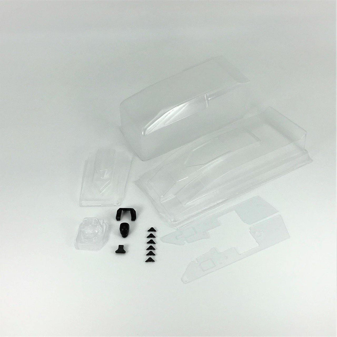 1RC Racing Body Set, Clear, 1/18 EDM - Excel RC