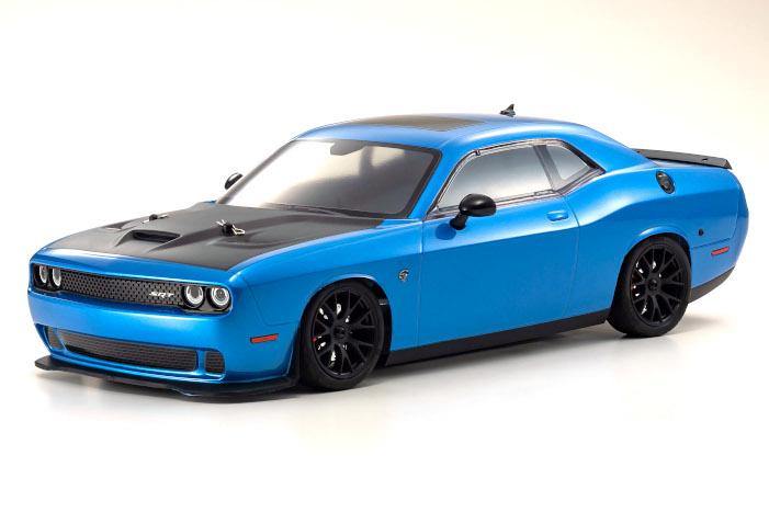 Kyosho 1:10 Scale  4WD FAZER Mk2 FZ02L 2015 Dodge Challenger SRT Hellcat B5 Blue 34415T2 - Excel RC