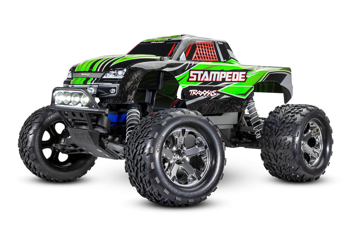 Traxxas Stampede 1/10 Scale Monster Truck 2WD with XL-5 ESC Led Lights Battery and Charger 36054-61