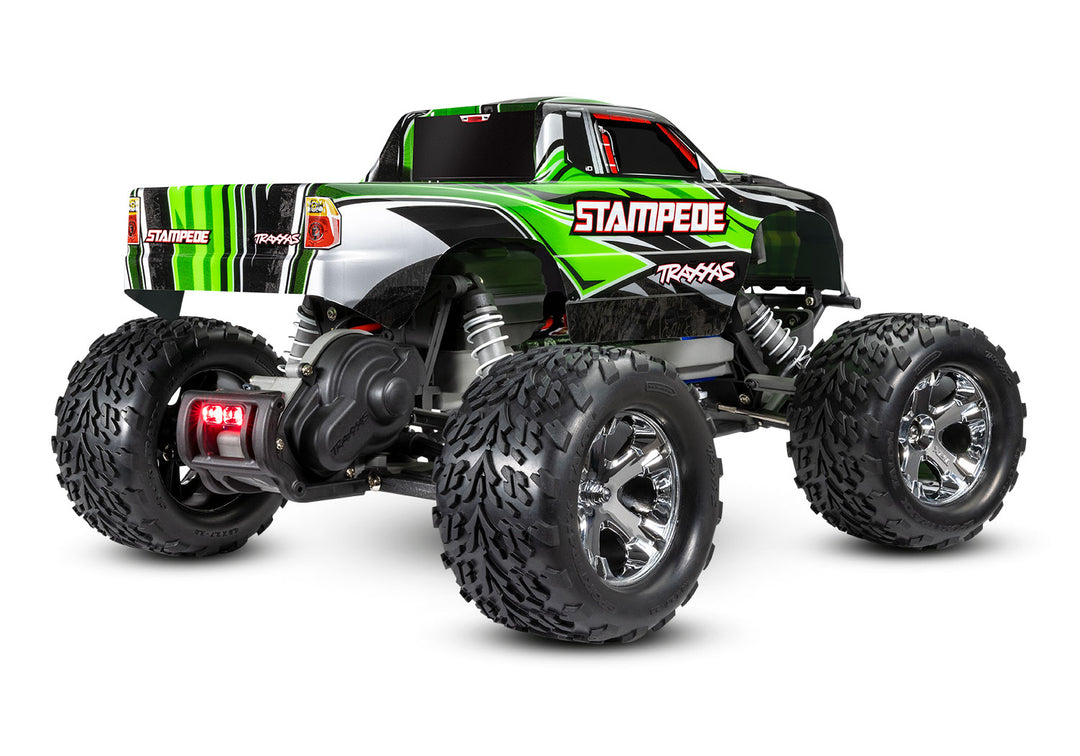 Traxxas Stampede 1/10 Scale Monster Truck 2WD with XL-5 ESC Led Lights Battery and Charger 36054-61