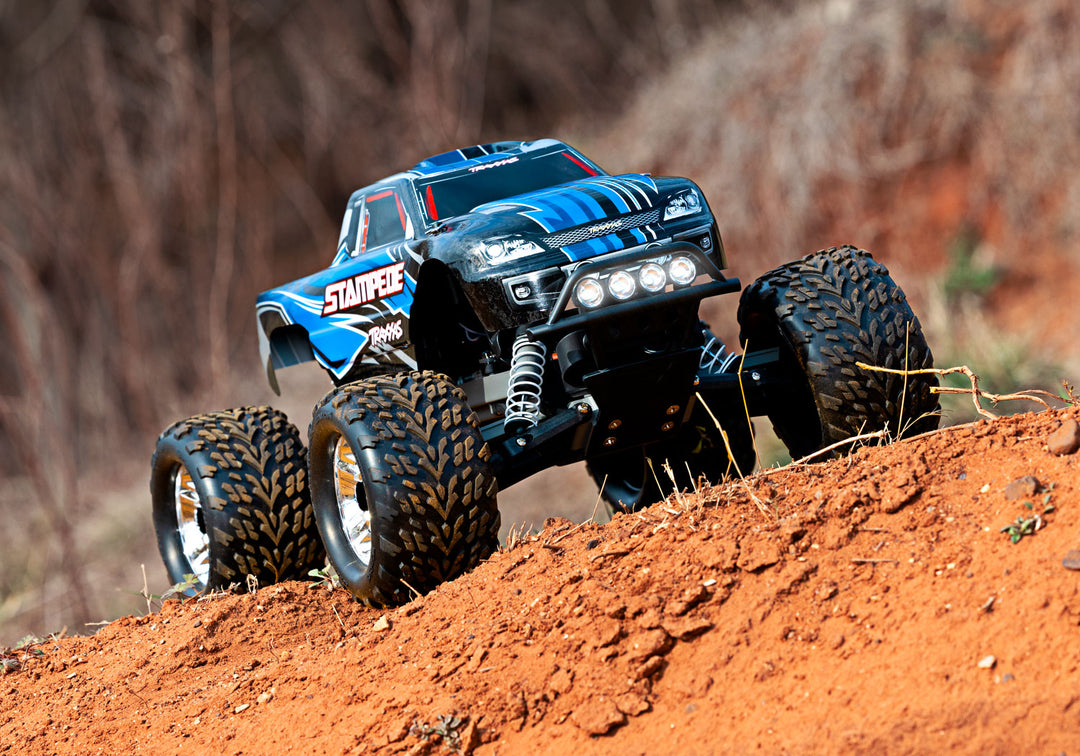 Traxxas Stampede 1/10 Scale Monster Truck 2WD with XL-5 ESC Led Lights Battery and Charger 36054-61